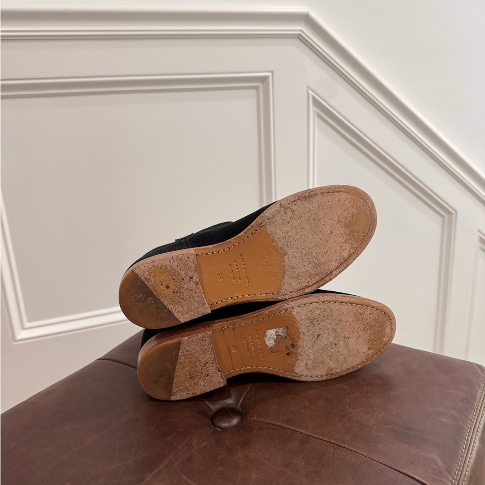 Isabel Marant Black Suede Bootie with internal heel rise. - Picture 6 of 6